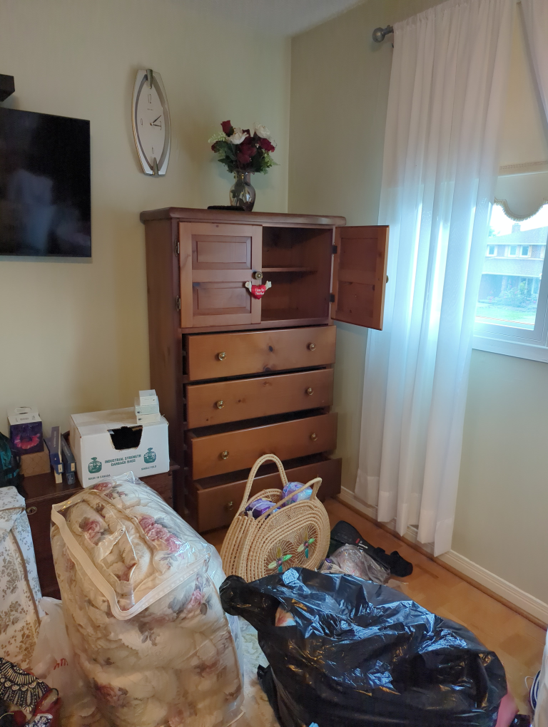 Wooden Dresser with Cabinet