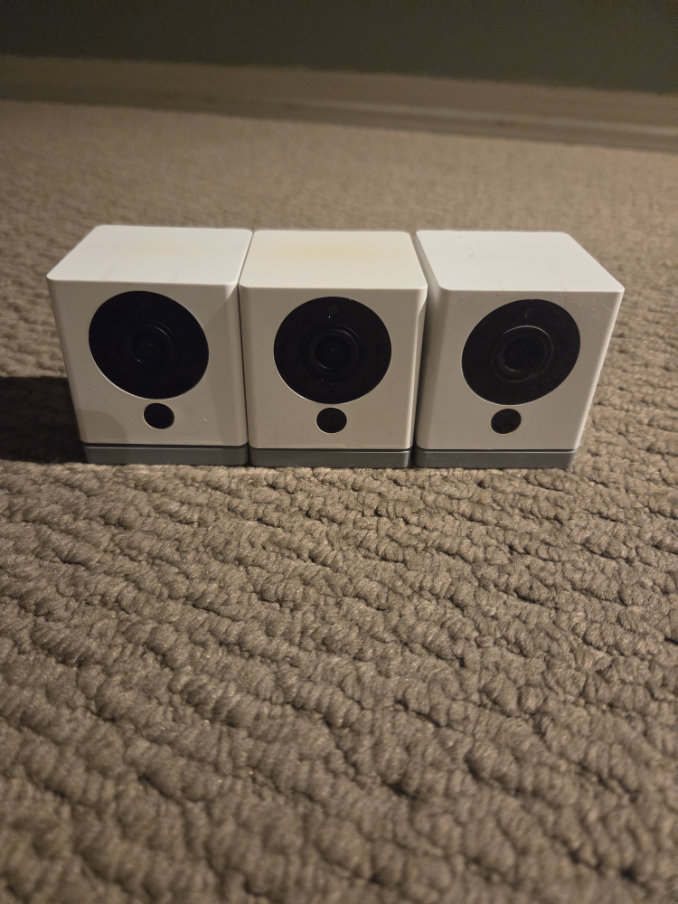 Set of 3 Wyze v2 Security Cameras
