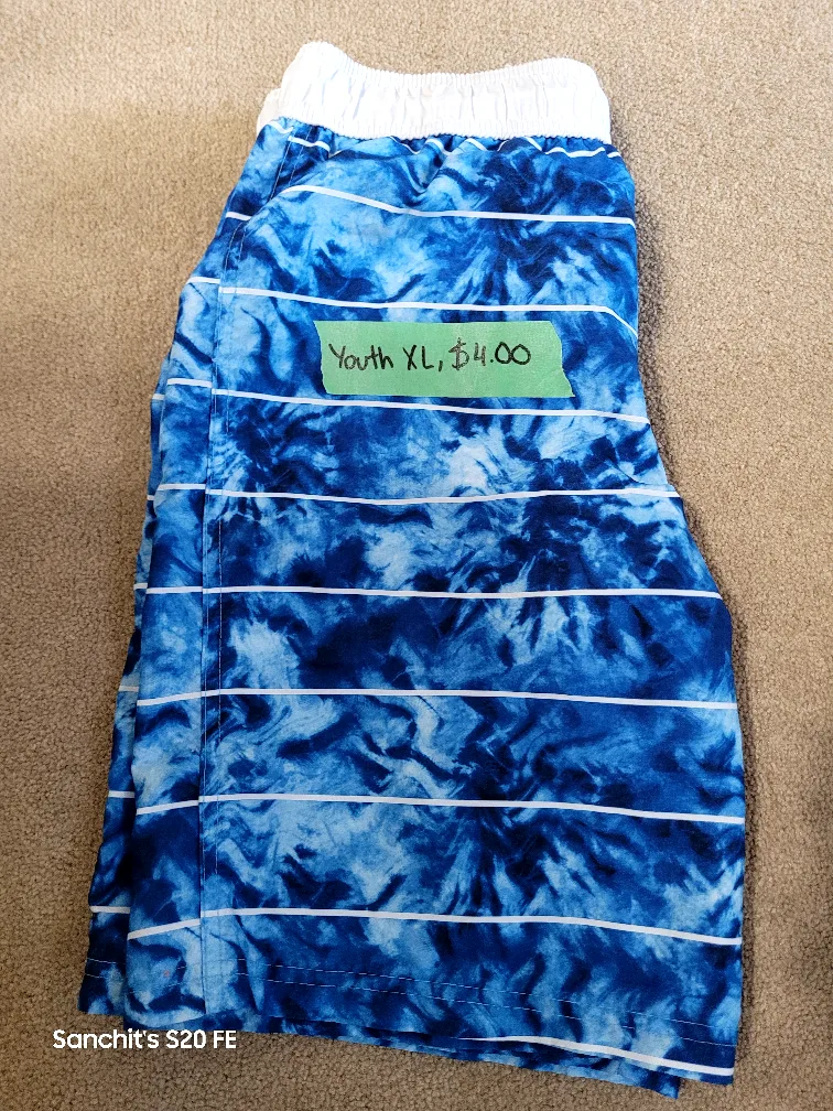 Youth XL Blue Swim Shorts thumbnail