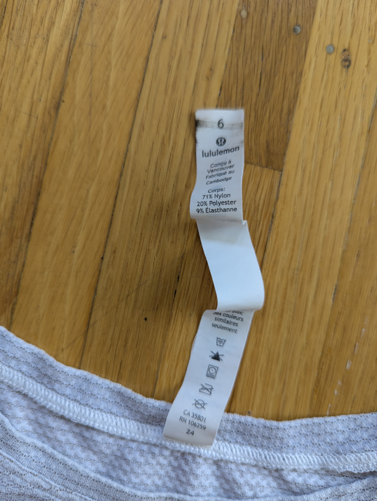 Lululemon Open Tie Back T-Shirt - Size 6 - photo 4