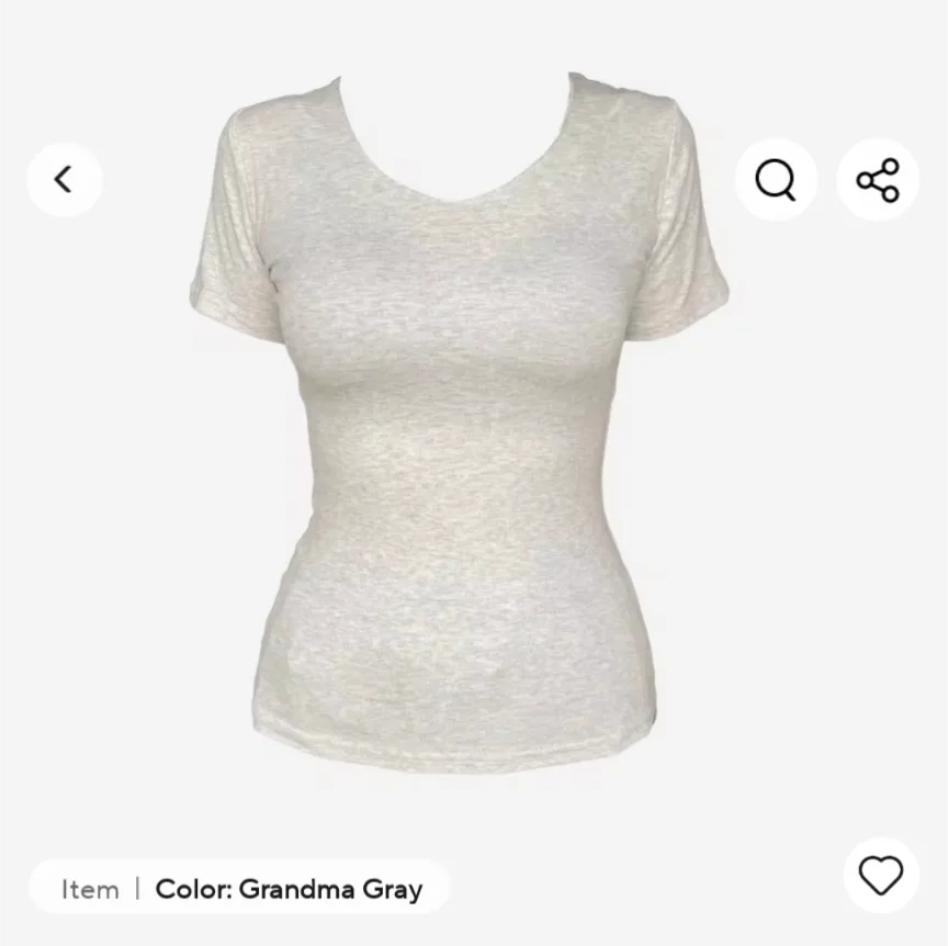 Slimming V-neck T-shirt image indicator(4)
