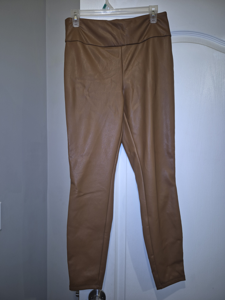 Reitmans Signature Faux Leather Pants - Size 10
