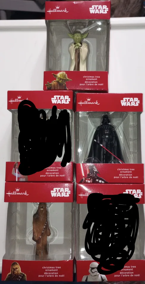 Hallmark Star Wars Christmas Tree Ornaments thumbnail