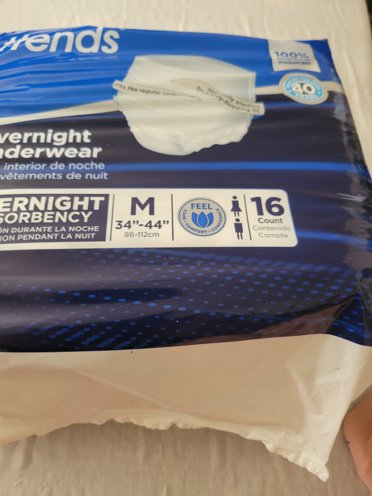 Attends Overnight Underwear, Medium, 16 Count - photo 3