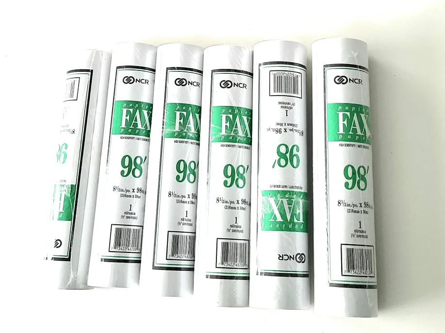 Box of 6 NCR Fax Paper Rolls image indicator(3)