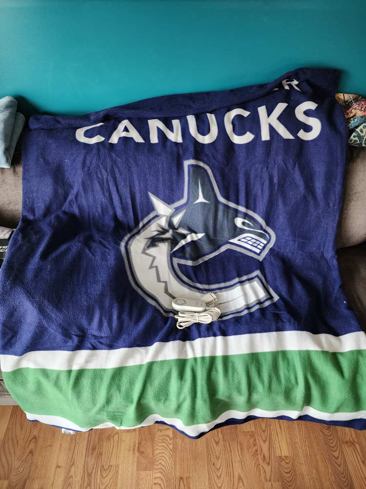 Vancouver Canucks Heated Blanket