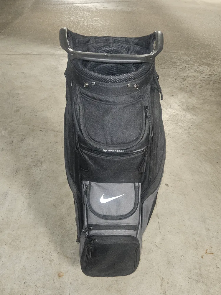 Nike Golf Cart Bag - Black & Grey thumbnail