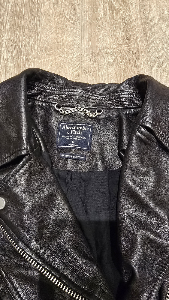 Abercrombie & Fitch Black Leather Jacket - photo 2
