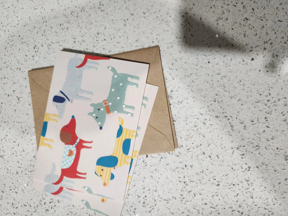 Greeting Cards with Dog Design #freecycle thumbnail