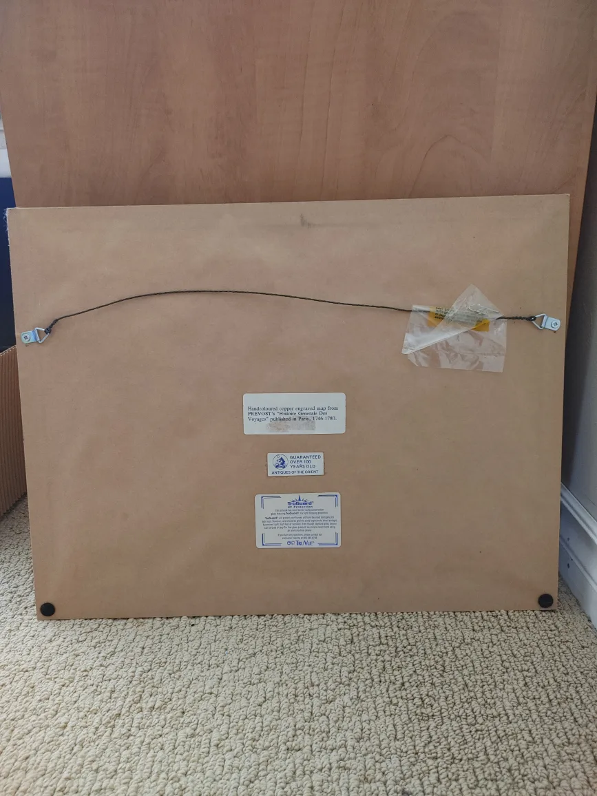 Framed Antique Map of the St. Laurent River image indicator(3)