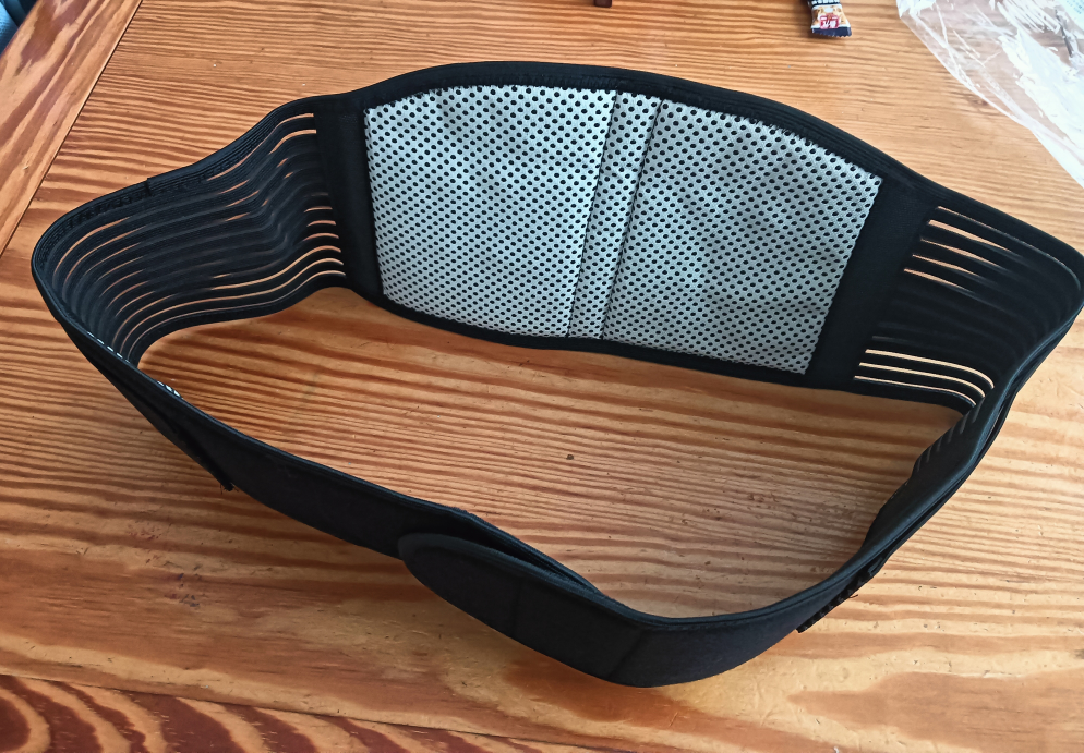 Adjustable Back Support Belt - Black - photo 2