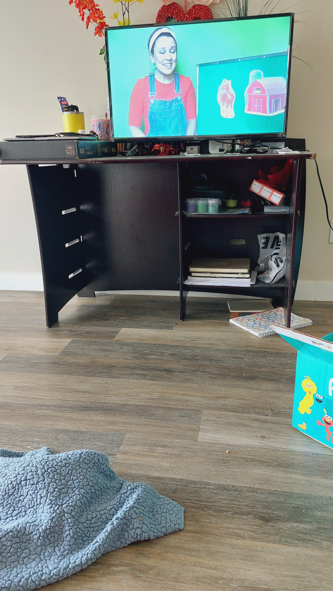 Dark Wood Desk - photo 2