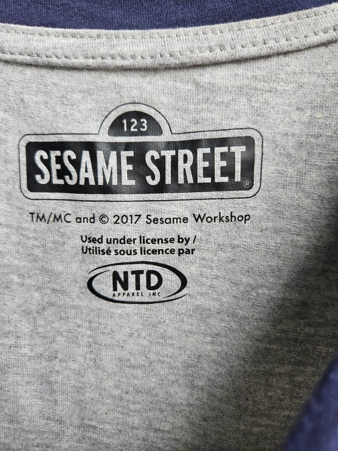 Girls Med Sesame Street Cookie Monster Nightgown image indicator(3)