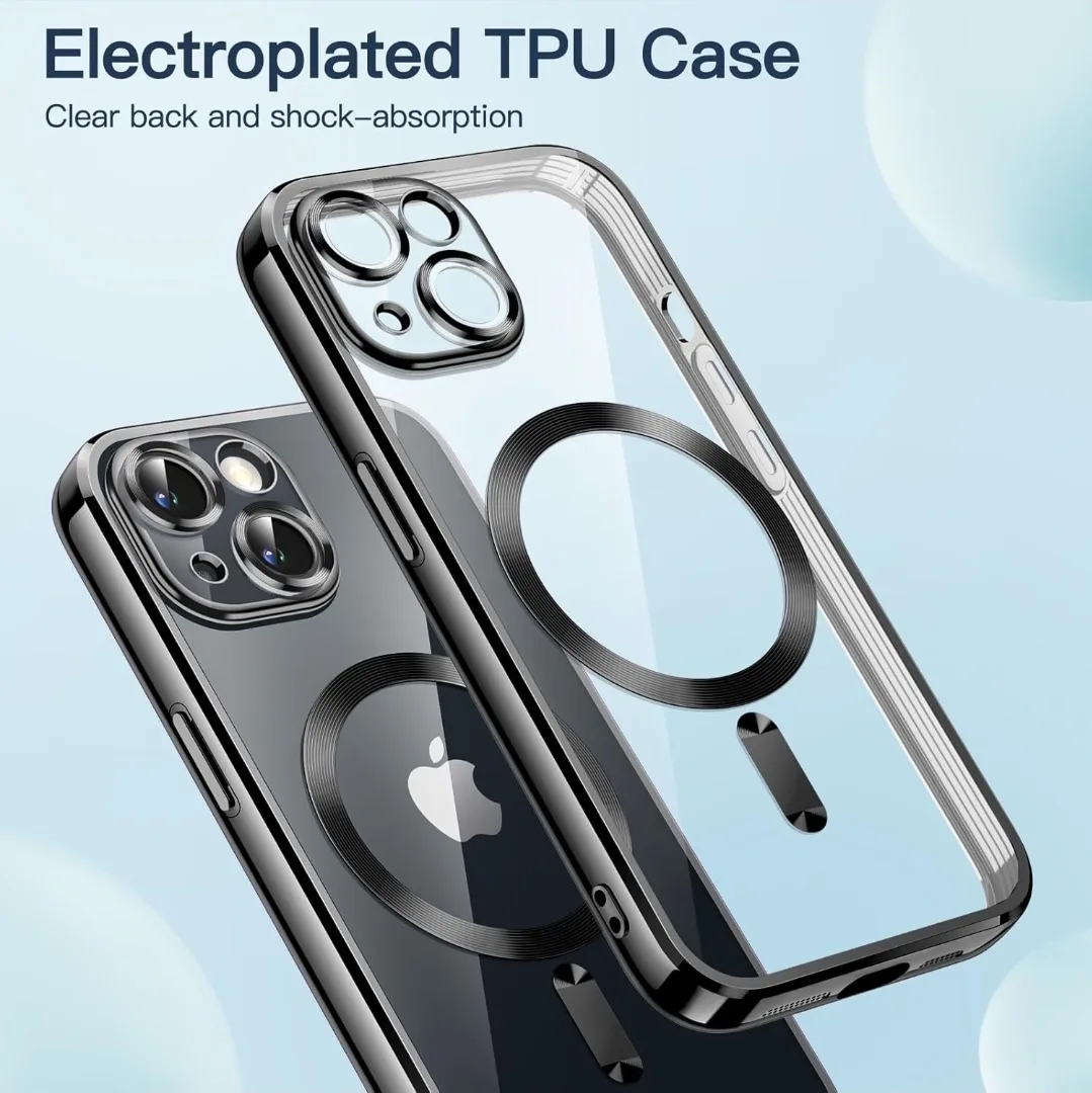 Soft Clear Case for iPhone 13 - Black image indicator(2)