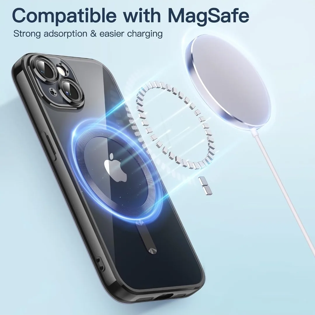 Soft Clear Case for iPhone 13 - Black image indicator(3)