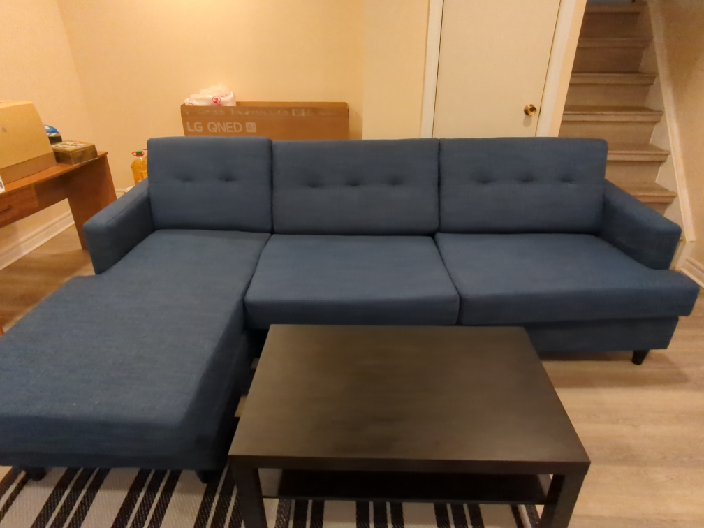 Blue Sectional Sofa (Serious Inquiries Only)