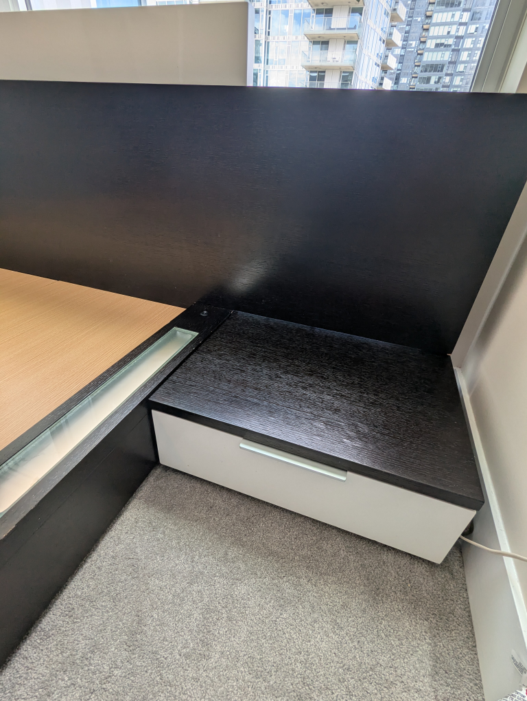 Modern Bed Frame with Nightstands - photo 2