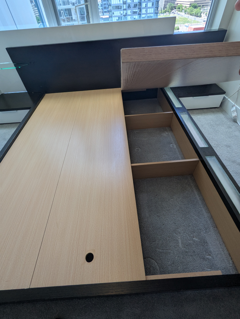 Modern Bed Frame with Nightstands - photo 5
