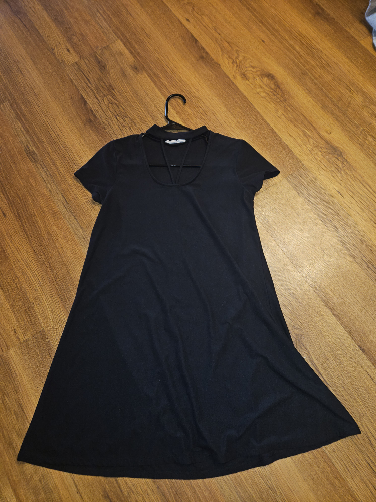 Black Choker Dress Brand is Pink Rose