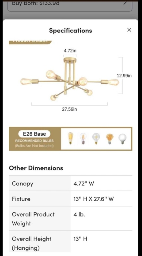 Ceiling light - photo 2