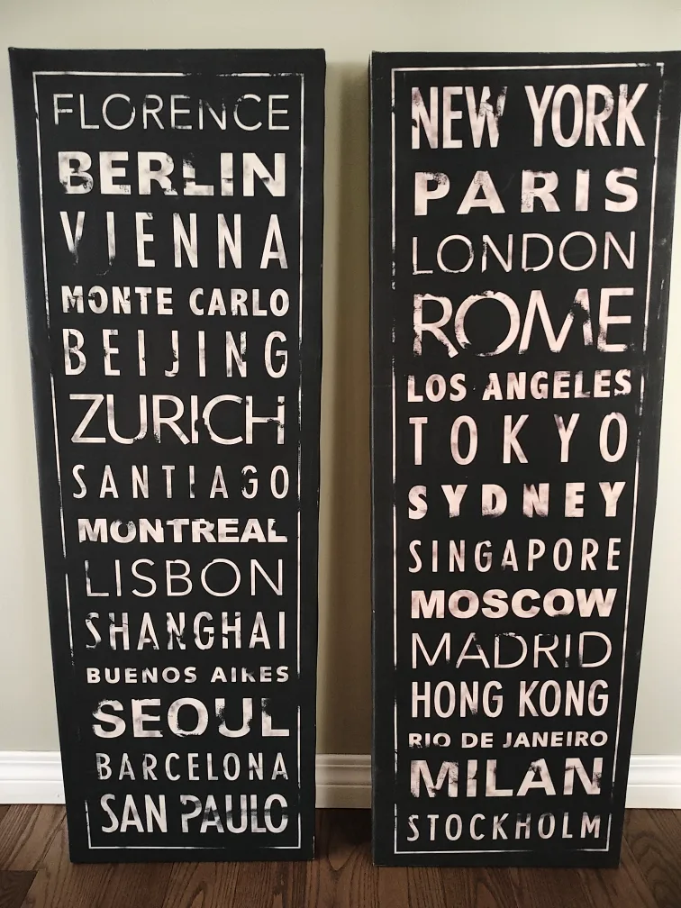 City Canvas Art - Set of 2 thumbnail