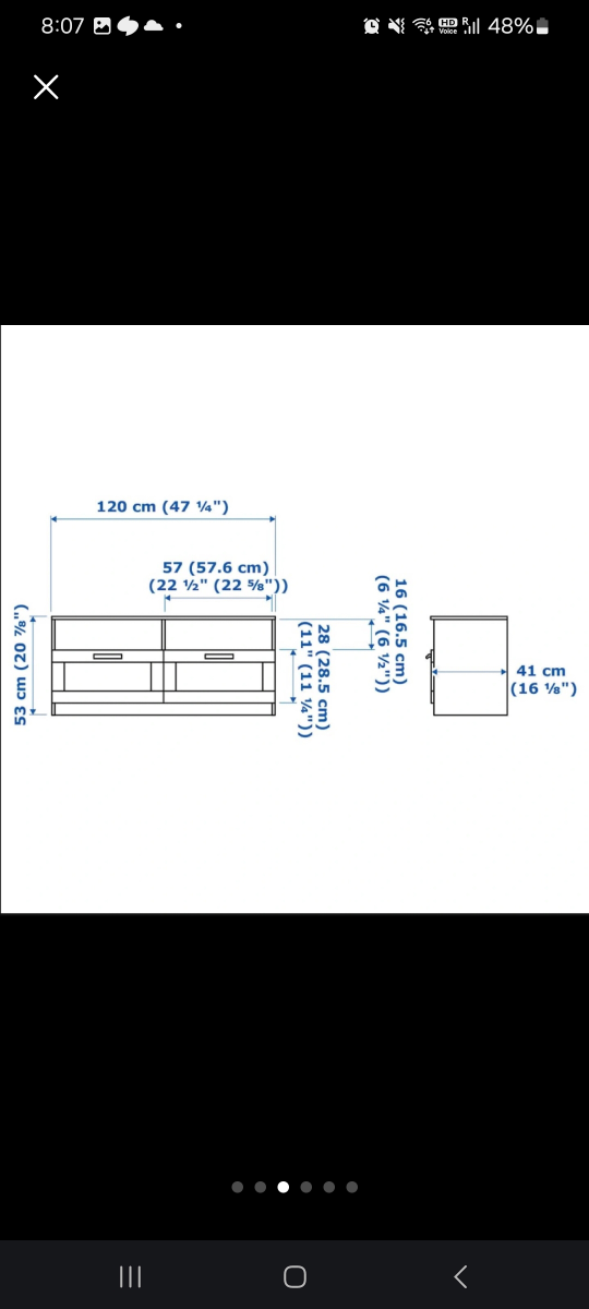 White TV Stand + Toshiba TV - photo 3
