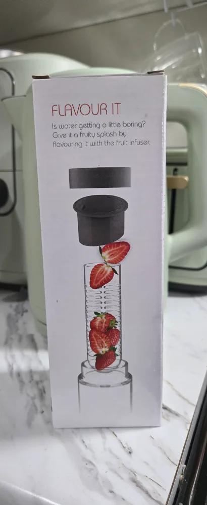 Asobu Flavour It Glass Water Bottle with Infuser - NEW thumbnail