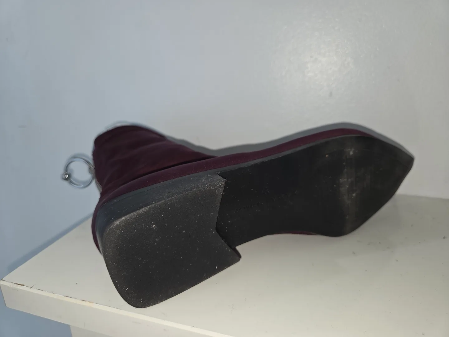 Maroon Ankle Boots image indicator(2)