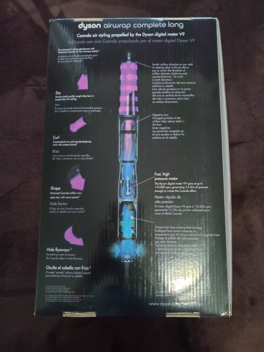 *SEALED* Dyson Airwrap Complete Long In Vinca Blue And Rose - photo 2