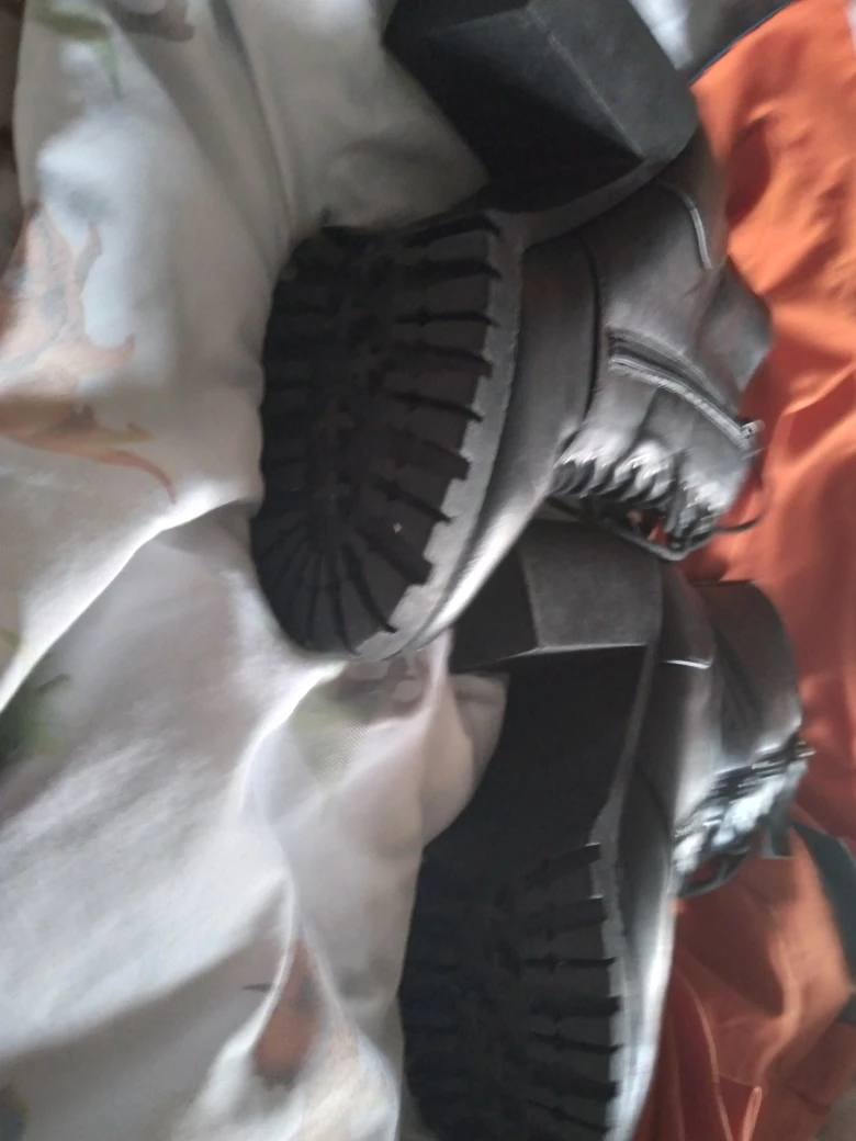 Black Lace-Up Boots - photo 4