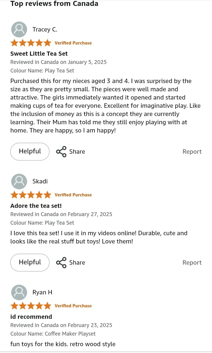 NEW!   Wooden Tea Set Toy for Kids image indicator(8)