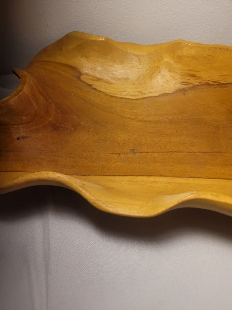 Wooden Serving Tray with Handle image indicator(2)