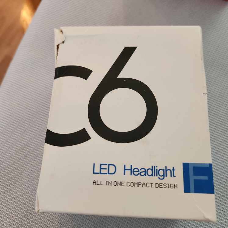 C6 LED Headlight Kit 2 prong..