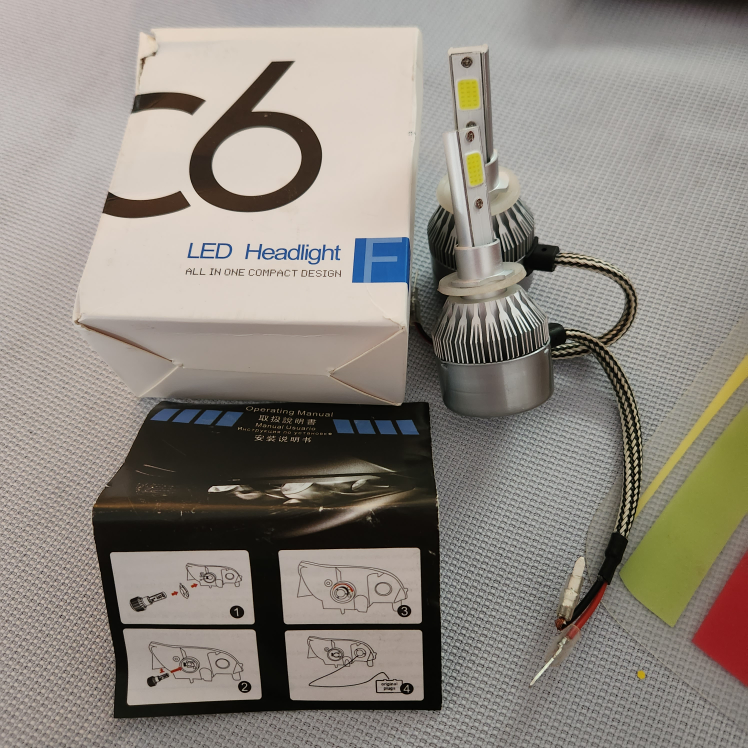 C6 LED Headlight Kit 2 prong.. - photo 2