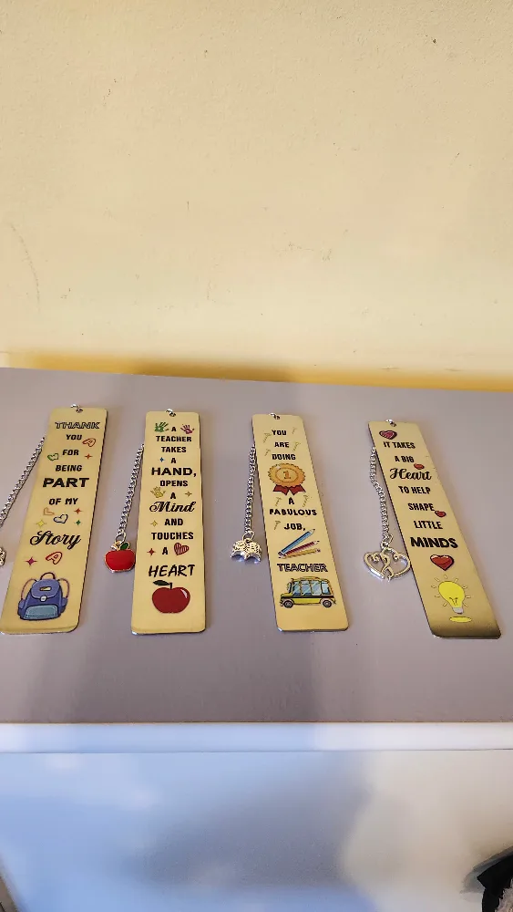 Teacher's Appreciation Bookmark Gift ❤️ image indicator(2)