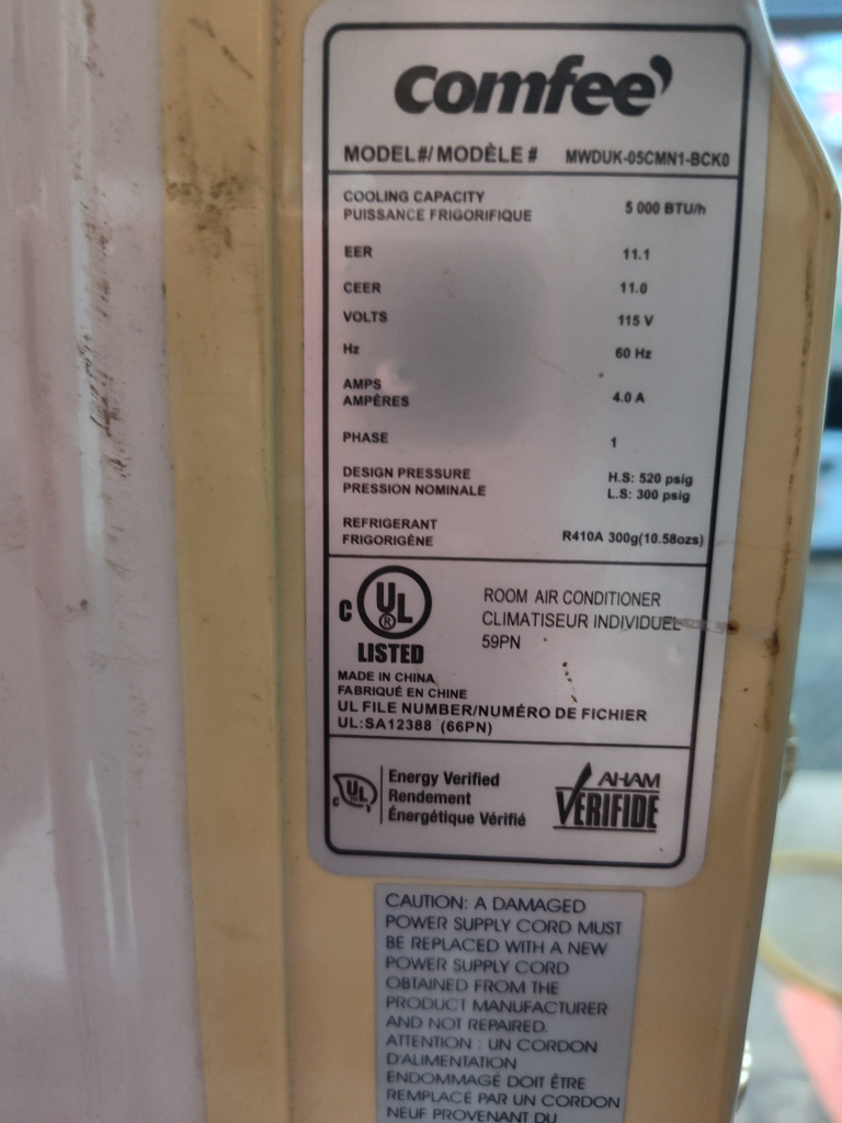 Comfee Window Air Conditioner - photo 2