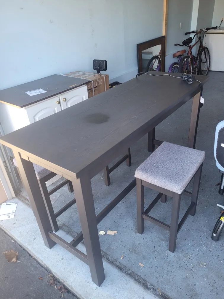 Bar Table and Stools Set image indicator(6)