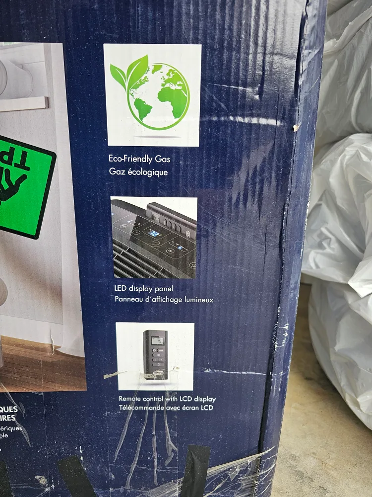 White DeLonghi Penguin Portable Air Conditioner image indicator(8)