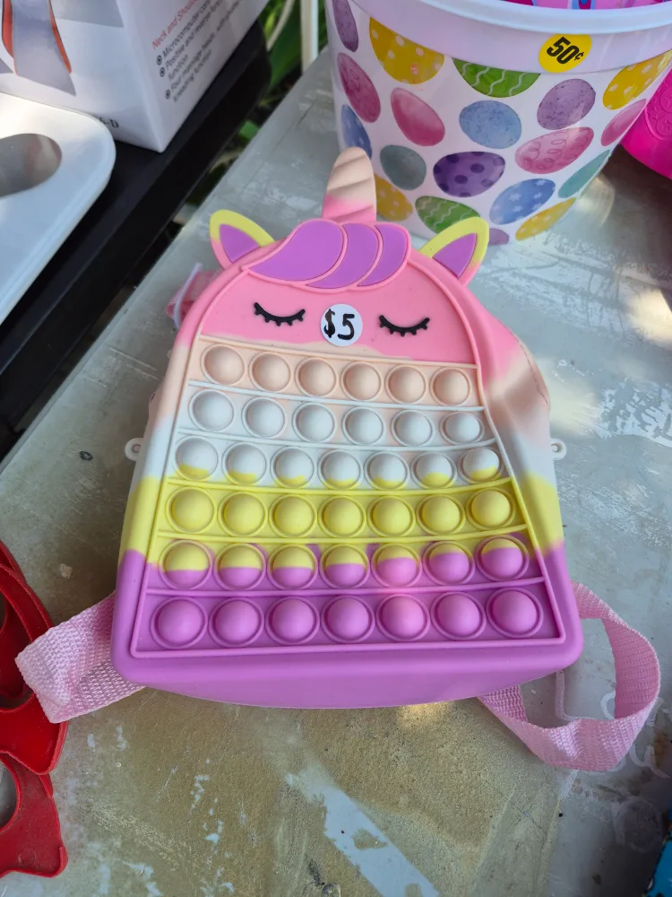 Unicorn Pop-It Backpack thumbnail