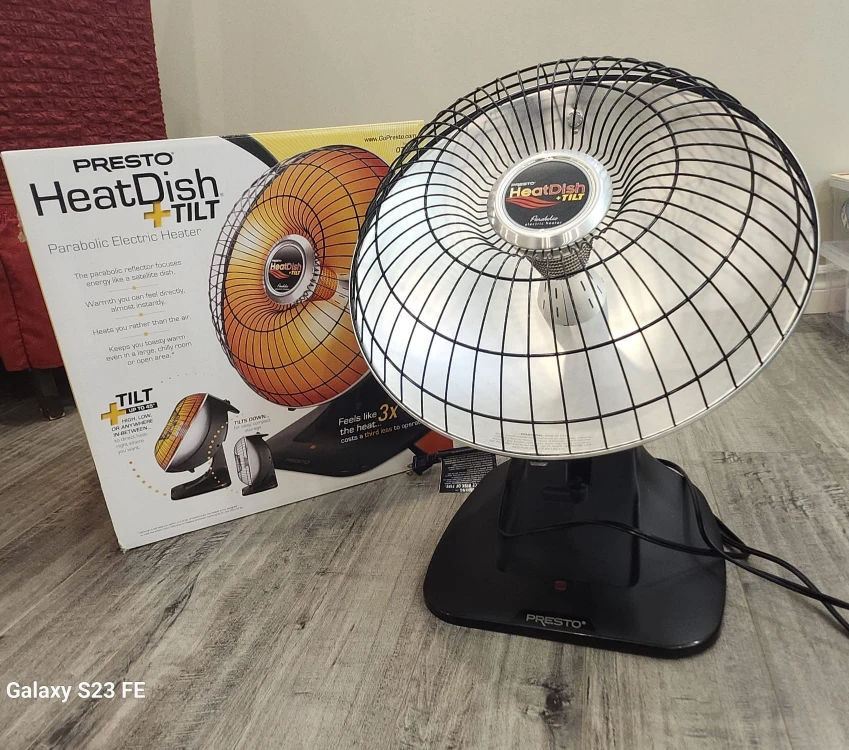 Presto HeatDish + Tilt Parabolic Heater