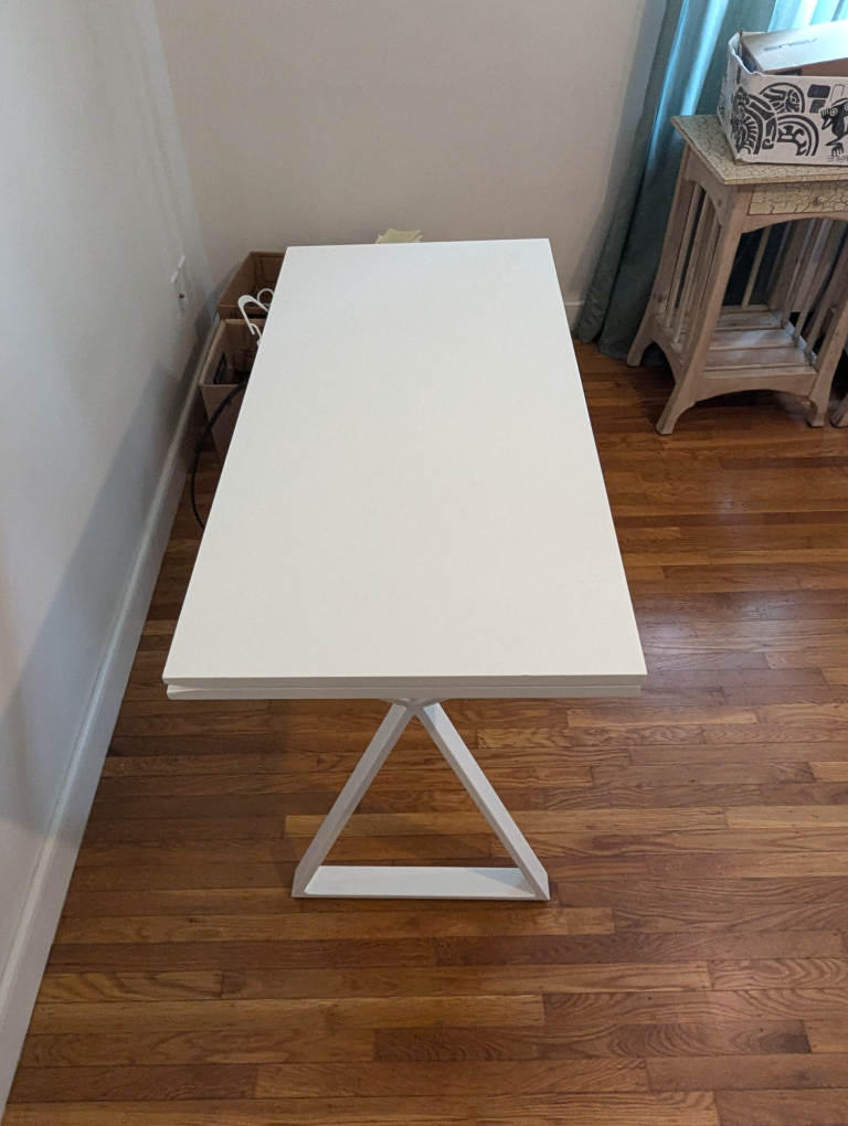White Modern Desk/Table - photo 3