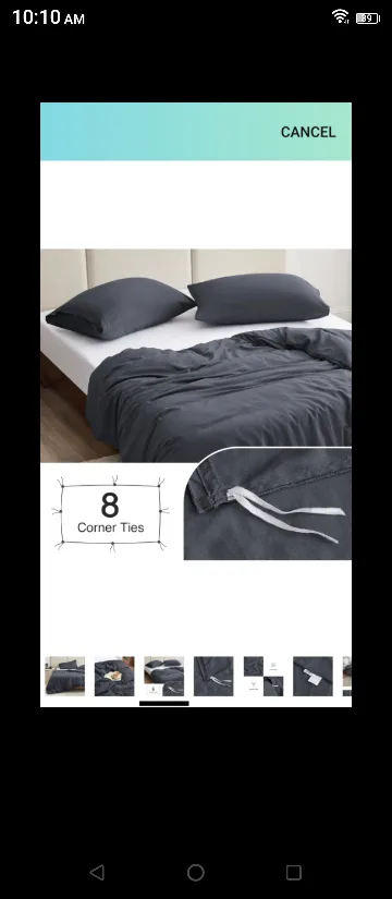 Dark Grey Bedding Set image indicator(6)
