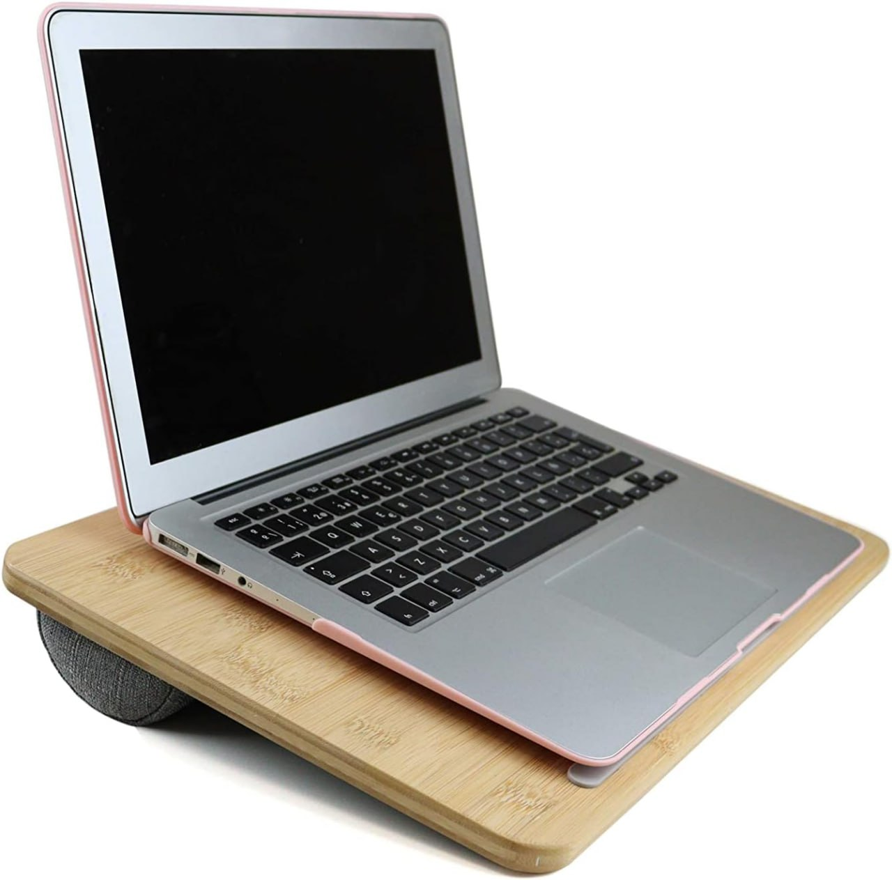 PEPE Bamboo Lap Tray w/ Cushion – Fits up to 17″ Laptops