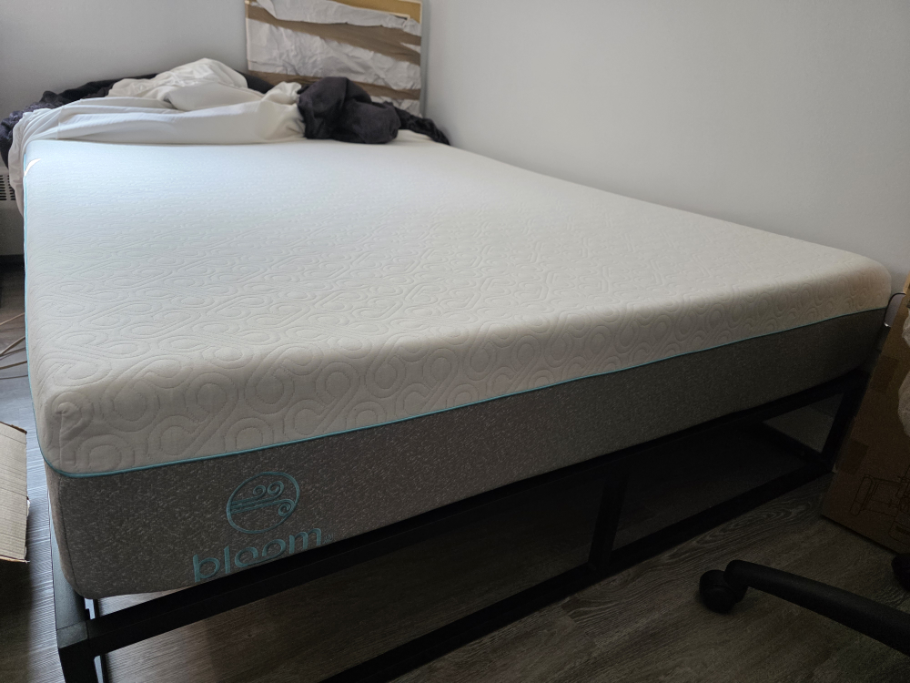 Bloom Mattress w/Black Metal Bed Frame (Queen) - photo 2