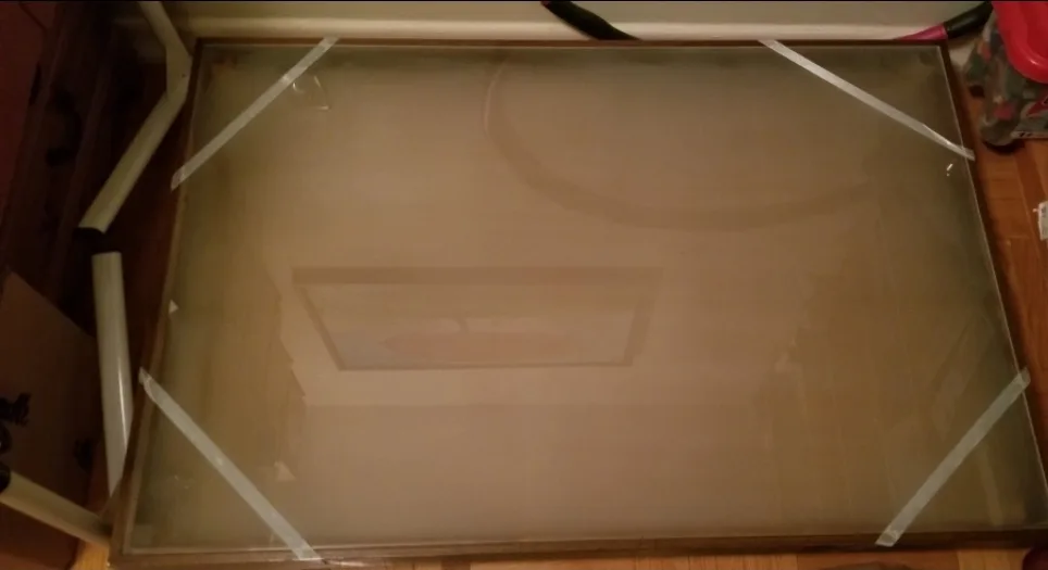 Coffee Table with Glass Top, 44x31.5" image indicator(2)