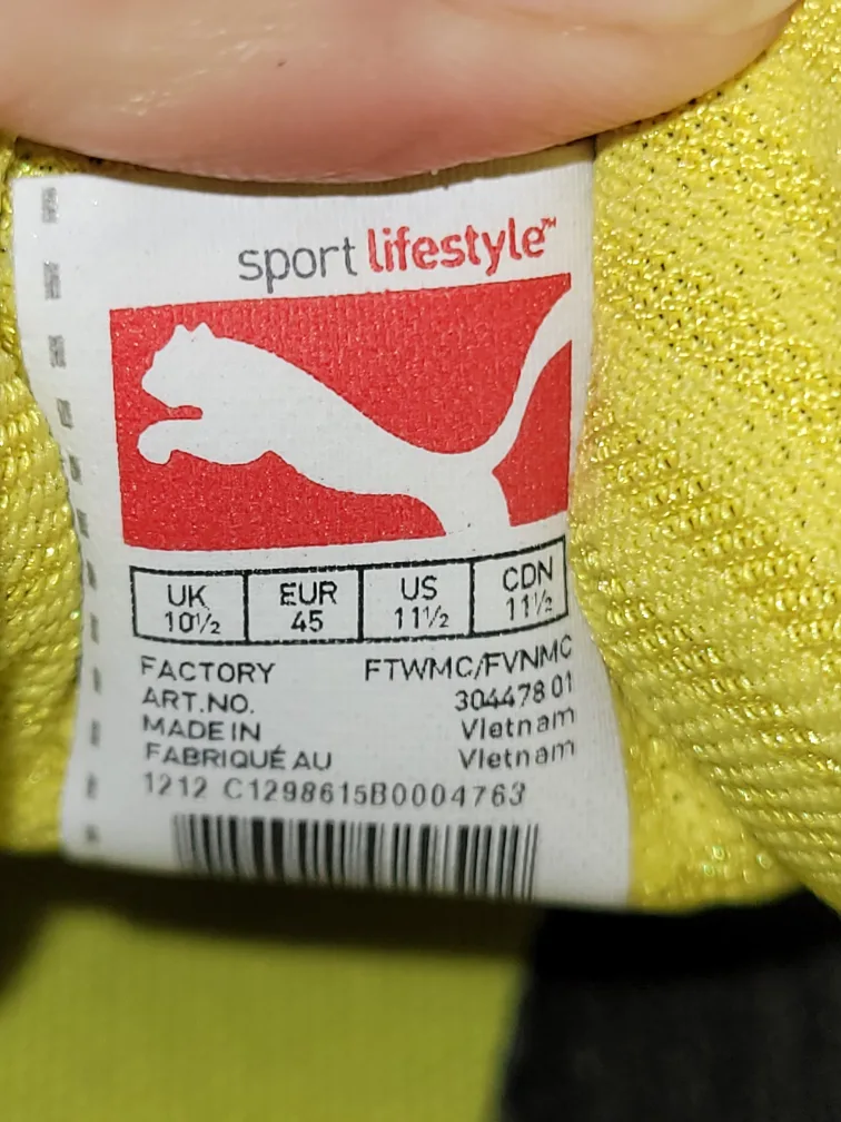 Puma ortholite size 10.5. Rare addition image indicator(5)