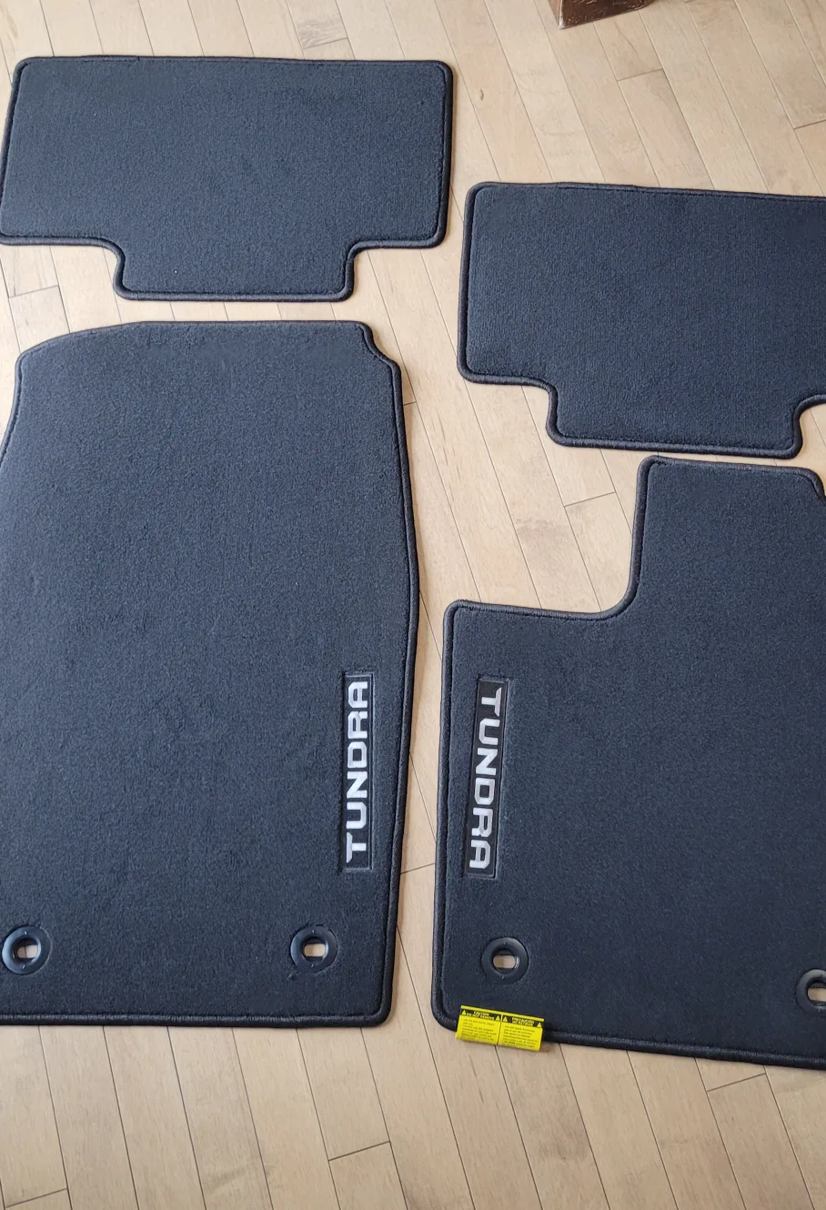 Toyota Tundra Floor Mats - Black image indicator(3)