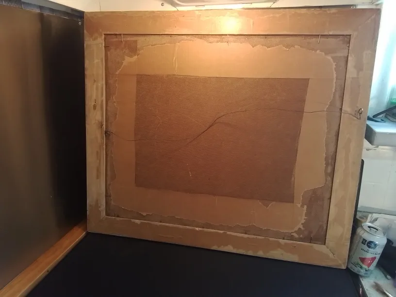 Vintage Framed "Waterfall" Painting Signed image indicator(9)