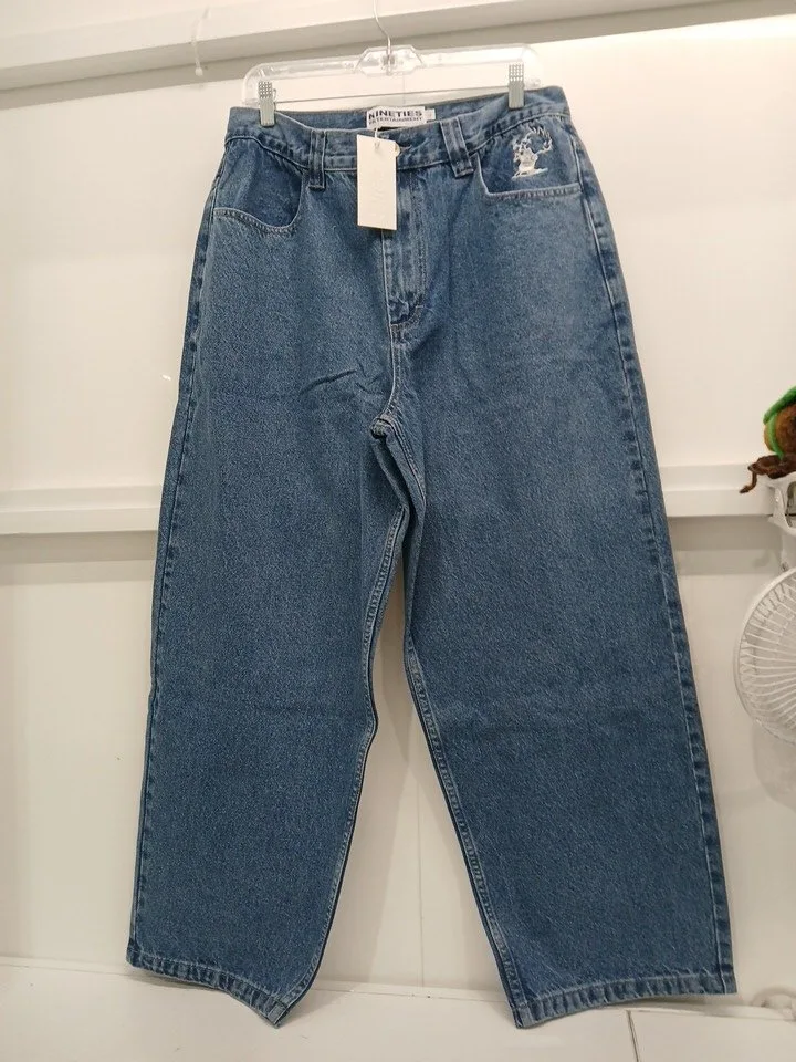 Adult Unisex Nineties Entertainment Nineties Jeans - Large image indicator(4)