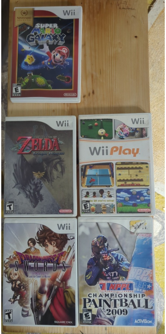 Nintendo Wii Games - Super Mario Galaxy, Zelda, and More!